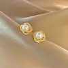 Pendientes de Borla de Perlas Estilo Francés con Cierre de Plata 925 para Mujer, Tachuelas de Temperamento de Lujo Ligero, Nuevo Modelo 2026, Pendientes de Alta Gama para Primavera y Verano