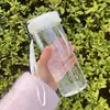 Mini Copo de Água, Fofo, Compacto, Conveniente, à Prova de Vazamentos e Resistente a Quedas, Copo de Chá Simples de Plástico, Copo com Corda para Estudantes Homens e Mulheres