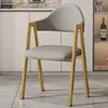 Silla de comedor para el hogar simple moderna nórdica silla de dormitorio escritorio estudio taburete de ocio respaldo silla de comedor comercial