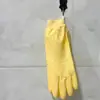 Guantes para Lavar Platos con Puño Elástico para Tareas Domésticas Diarias, Guantes Gruesos de Goma Duraderos para Uso en la Cocina, Guantes para Limpieza de Ropa