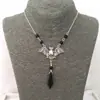 Comércio Exterior ebay Europeu e Americano Gótico Mago Morcego Unissex Mágico Gota d'Água Negra Cristal Embalagem Individual Unissex