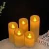 Luz de Vela Digital Recargable por USB Boda Restaurante Concierto Control Remoto Vela Artificial Oscilación Guía de Confesión
