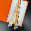 Estilo Nuevo Coreano Bolsa Pequeña de Lona con Rayas para Mujer Cinta Decorativa Envoltura Alrededor Bolsa Bufanda de Cinta Pañuelo Pequeño Venta al por Mayor