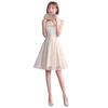 Vestidos Cortos para Dama de Honor para Mujer 2026 Nuevo Estilo Coreano Color Champaña Grupo de Mejores Amigas Damas de Honor Vestidos de Hermana Vestidos de Cóctel Otoño