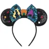 Amazon Diadema de Cumpleaños para Niña Lazo Lentejuelas Diadema Tema Frozen Accesorios para el Cabello de Niños