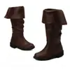 Fábrica de Comercio Exterior 20262026 Fabricante Hace Botas Largas para Hombre de Comercio Exterior Transfronterizo Botas para Hombre de Suela Plana Zapatos Retro para Mujer