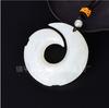 Colgante Pixiu de Imitación de Alta Calidad con Colgante de Jade Blanco de Mongolia Exterior, Joyería de Jade, Suministro de Regalos en Vivo