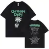Banda Punk Rock Green Day Kerplunk Álbum Merchandise Camiseta Moda Hip-Hop Estampa Camiseta Verão Casual Caimento Solto
