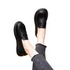 Sapatos femininos de sola macia, sapatos de enfermeira baixos, novos mocassins outono 2026, sapatos de trabalho confortáveis da moda britânica, sapatos de salto baixo femininos
