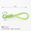 Ventas Directas de Fábrica Hogar Práctico Cosa Buena DIY Colorido Nudo Hecho a Mano Tejido Cordón Colgante Pintura para Hornear Mosquetón de Resorte