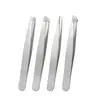 Cortador de Cejas de Acero Inoxidable Tono Agitado Herramienta para Arrancar Barba de Hombre Pinzas de Maquillaje de Belleza Pinza para Arrancar Cabello Blanco Pinzas para Barba