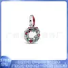 Pulsera de Cobre Blanco Plateado 925 Panjia Dora Colgante DIY Campana de Navidad Mariposa Personaje de Dibujos Animados Accesorios Transfronterizo