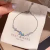 Pulseira de Zircônia em Laço Fresca e Doce Design de Nicho Simples Leve Luxo Sensação de Alto Padrão Personalidade Joia de Mão