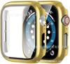 Aplicável à capa de relógio Apple Applewatch78 concha galvanizada concha temperada película de concha de PC concha protetora iWatch integrada