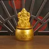 Novo Cor Dourado Areia Bacia da Fortuna Deus da Riqueza Ornamento Giratório Decoração de Casa para Atrair Riqueza Decoração de Mesa Ornamento de Inauguração de Casa
