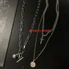 Collar de cruz multicapa hip hop belleza vintage cadena para clavícula cadena para suéter accesorios personalidad genial guapo colgante hipster