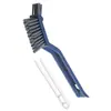 Escova para frestas para limpeza de banheiro, vaso sanitário, piso e azulejo; escova de fenda com cerdas rígidas para nenhum canto morto; escova de limpeza de cozinha