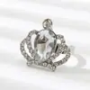 Acessórios de Moda para Gravatas Masculinas Fivela de Toalha de Seda Fivela de Gravata Personalizada com Coroa Bola de Flor Gota d'Água Aro de Gravata DIY