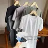 Camiseta de Algodón-Lyocell Ligera de Alta Calidad Hecha en Fábrica, Cuello Redondo, Hombro Normal, para Mujer, Verano, Secado Rápido, Antibacteriana, Manga Corta