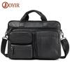 Maletín Portátil Vintage de Cuero Genuino Personalizado de Fábrica, Bolsa de Hombro para Negocios, Bolso Cruzado Casual para Hombre, Bolso de Cuero para Hombre