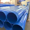 Poço profundo agrícola tubo de revestimento de PVC tubo de poço de parede sólida proteção de parede de perfuração tubo de plástico