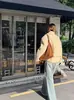 Comercio exterior transfronterizo Europa y Estados Unidos otoño e invierno 2024 nuevo abrigo casual de moda para commuting, engrosado de lana de cordero, con solapa y cremallera, para mujer