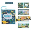 Amazon Libro de Tela para Bebé Papel Sonoro No se Puede Rasgar Libro de Tela en Inglés Educación Temprana Cognición Infantil Se Puede Morder Libro de Palma