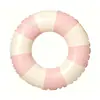 Anillo inflable a rayas de TPU para natación Jincheng de Comercio Exterior, Anillo flotador engrosado a prueba de explosiones para juegos en la playa, Natación al aire libre y diversión flotante