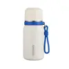 Nueva Taza de Bolsillo Portátil Taza de Viaje de Acero Inoxidable con Correa, Taza Térmica Sencilla para Hombres, Mujeres, Niños y Estudiantes