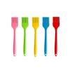 Fabricante en stock, cepillo de silicona para barbacoa, cocina, tamaño pequeño, cepillo de aceite de silicona integrado, cepillo para condimentar, cepillo para cocinar en puesto