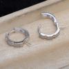 Accesorios DIY Joyería de Perlas Plata S925 Aro para Oreja Soporte Vacío Producto Semiterminado 12-14mm Aro para Oreja de Aguja Recta Jg5970