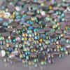 Novo Diamante de Resina Colorido 2mm Fundo Plano Colorido DIY Pintura Diamante Nail Art Acessórios de Beleza