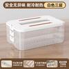 Nueva caja para dumplings de aspecto elegante grado alimenticio especial para congelados dumpling fresco wonton congelado rápido caja de almacenamiento para refrigerador de cocina