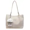 Nova Bolsa Casual Simples de Axila 2025 Moda Tendência Temperamento Bolsa de Ombro para o Dia a Dia Bolsa Tote Grande Capacidade para Mulheres