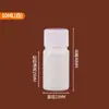 En stock, venta al por mayor, 20, 50 y 100 ml, botellas de plástico blancas de PE, pequeñas botellas de muestra, botellas de líquido selladas.