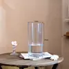 Vaso personalizado em estilo wabi-sabi, vaso de imitação de vidro, vaso transparente para arranjos florais hidropônicos, vaso transparente criativo com toque de luxo