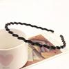 Diadema de Moda para Hombre Lavar Cara Horquilla Negra Invisible Diadema para Mujer Ondulada Recogido de Cabello Celebridad de Internet Tocado