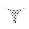 Tanga Sexy de Duas Tiras Cintura Baixa Esportiva Fitness Biquíni Calções de Banho Feminino em T Sexy para Yoga