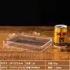 Caja Rectangular de Plástico Transparente con Tapa, de Grado Alimenticio, para Regalo, Joyería, Almacenamiento, Exhibición, Caja Acrílica