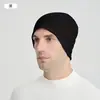 Touca de Dormir para Homens, Touca de Algodão Puro Blackout para Dormir à Noite, Capuz Sem Pressão com Ar Condicionado, à Prova de Vento e Quente para Idosos