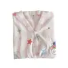 Algodón de Nube Verano Nuevo Estilo Estilo Ins Lindo Dibujos Animados Vestido Pijama de Mujer Manga Corta Holgado Casual Ropa de Casa