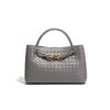 Bolso Horizontal de Lujo Ligero y Alta Calidad para Mujer, Bolso Tote de Mano Totalmente Tejido a Mano, Bolso Bandolera para Viajero, Bolso Cuadrado Pequeño