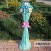 Columna de flores para pasillo de boda nuevo estilo arco de flores decoración de boda accesorios de decoración de pasillo columna de flores guía apertura de ceremonia de flores columna de flores de bienvenida