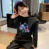 Camisa Base Versátil de Pelúcia para Meninos Gola Meia-alta Outono/Inverno Tamanhos Médio e Grande Roupa Íntima Infantil Pulôver Novo 2026