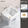 Fregadero de Cerámica para Trapeador con Diseño Elevado y Profundizado, Adecuado para Uso en Balcón, Cubeta para Trapear de Patas Altas para Uso Doméstico, Cubeta para Lavar Trapeadores de Balcón