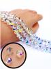 Cristal Explosivo Boutique Contas Chatas Contas Soltas 4/6/8 Imitação Austríaca diy Acessórios de Joalheria Contas de Vidro Coloridas Aurora