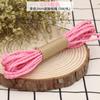 [Personalizado] Corda de Papel Colorida de Dupla Torção com Diâmetro de 3mm Corda de Papel Bicolor de Dupla Torção de 3.6mm Artesanal DIY Corda de Gergelim