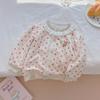 Chaqueta de Otoño para Niñas Estilo Coreano Nueva Top de Moda Primavera y Otoño Ropa para Bebé Infantil Cárdigan Versátil Estilo Chanel