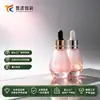 Frasco Dispensador de Ampola para Skincare Frasco de Vidro Multicortado Gradiente Material de Embalagem para Frasco de Preenchimento de Essência para Skincare