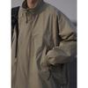 Jaqueta khaki estilo japonês vintage cityboy Masculina Gola vertical com bolsos estilo workwear Jaqueta bomber Jaqueta de baseball vintage